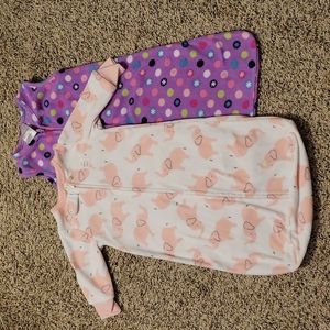 Zipper Sleepers 0-6 & 0-9 mo